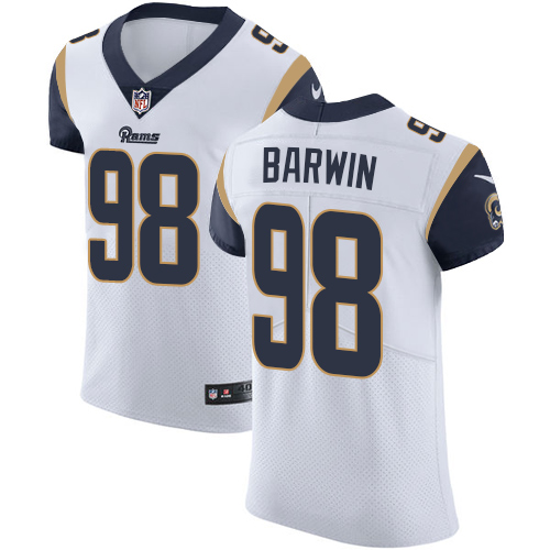 Nike Rams #98 Connor Barwin White Men's Stitched NFL Vapor Untouchable Elite Jersey - Click Image to Close